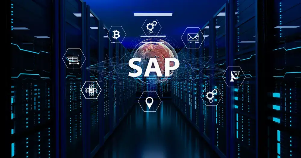 SAP system concept on virtual screen